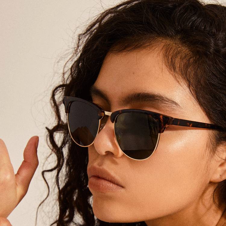 Pilgrim CHARLIE Sonnenbrille Schildpatt braun/Gold Versandkostenfrei