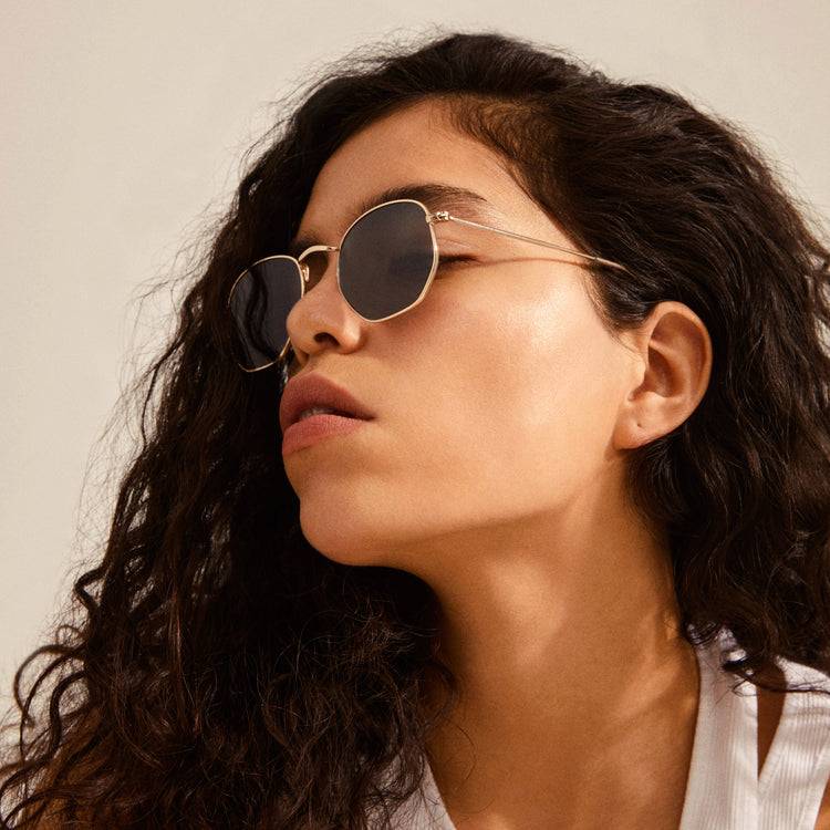Pilgrim RYLAN Sonnenbrille Grau/Gold Flash Sale