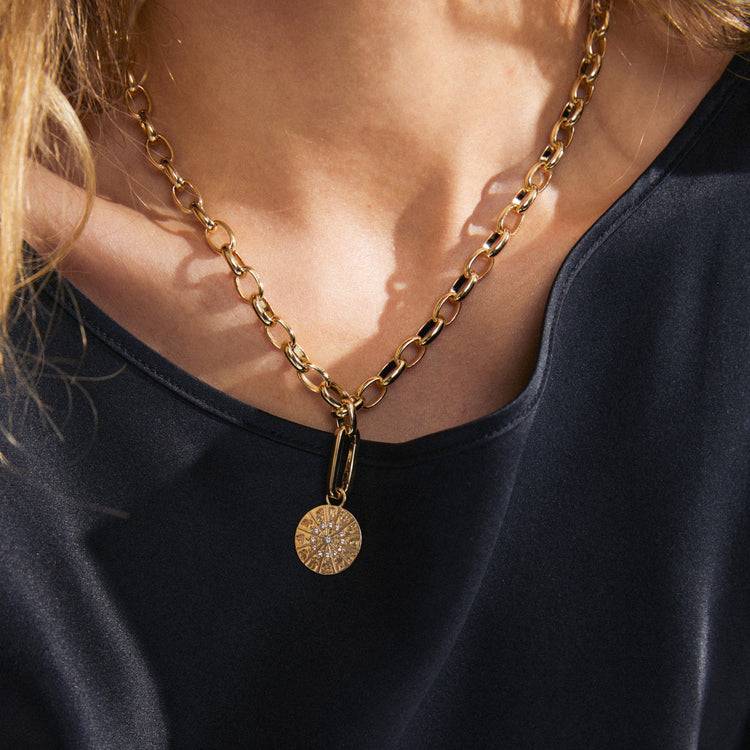 Pilgrim CHARM recycelter Horoskop-Anhänger, vergoldet Cyber Monday