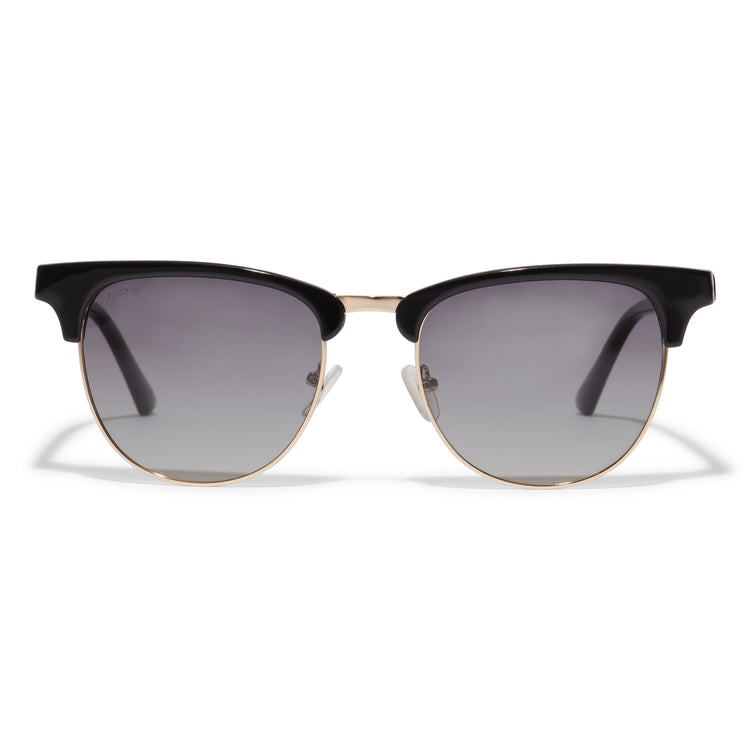Pilgrim CHARLIE Sonnenbrille Schwarz/Gold Kauf eins, bekomm eins gratis