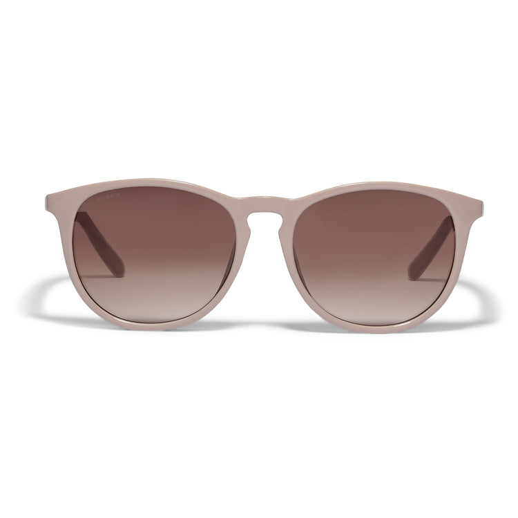Pilgrim CAMILLA recycelte klassische Sonnenbrille hellbraun VIP-Rabatte