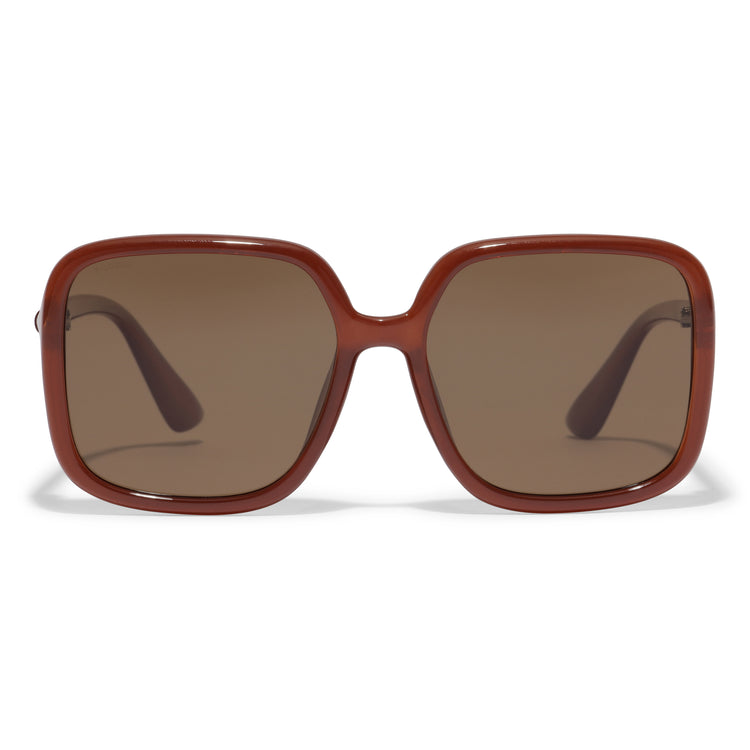 Pilgrim MILAN oversized Retro-Sonnenbrille braun Super Sparpreis