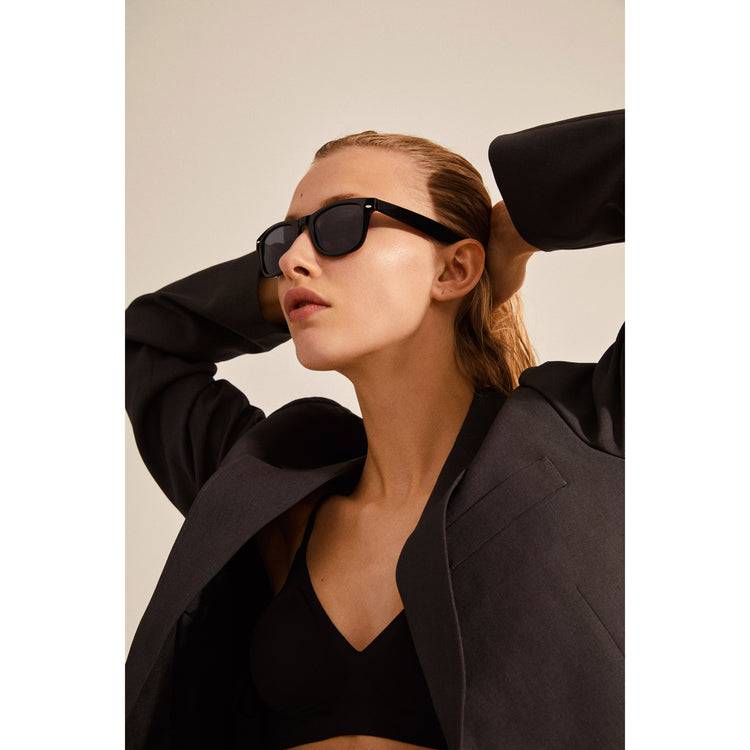 Pilgrim REESE Sonnenbrille im Retro-Stil schwarz Wochenangebot