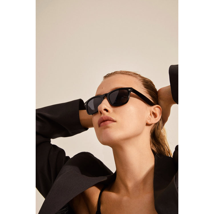 Pilgrim REESE Sonnenbrille im Retro-Stil schwarz Wochenangebot