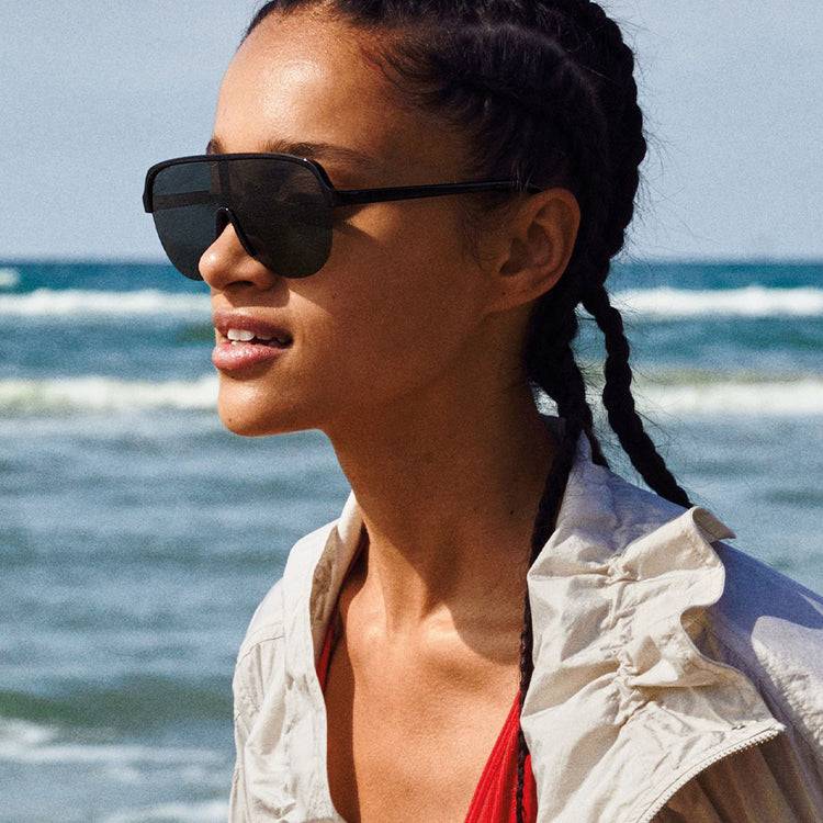 Pilgrim BINNIE Shield Sonnenbrille schwarz JETZT KAUFEN