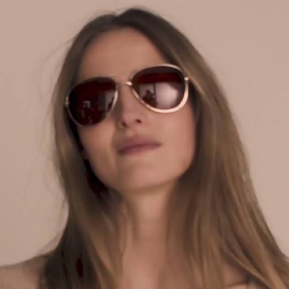 Pilgrim NANI Sonnenbrille Orange/Gold Letzter Tag
