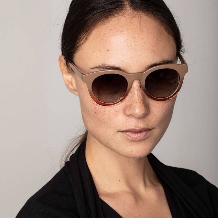 Pilgrim TAMARA Sonnenbrille, braun/beige Sonderangebot der Fabrik