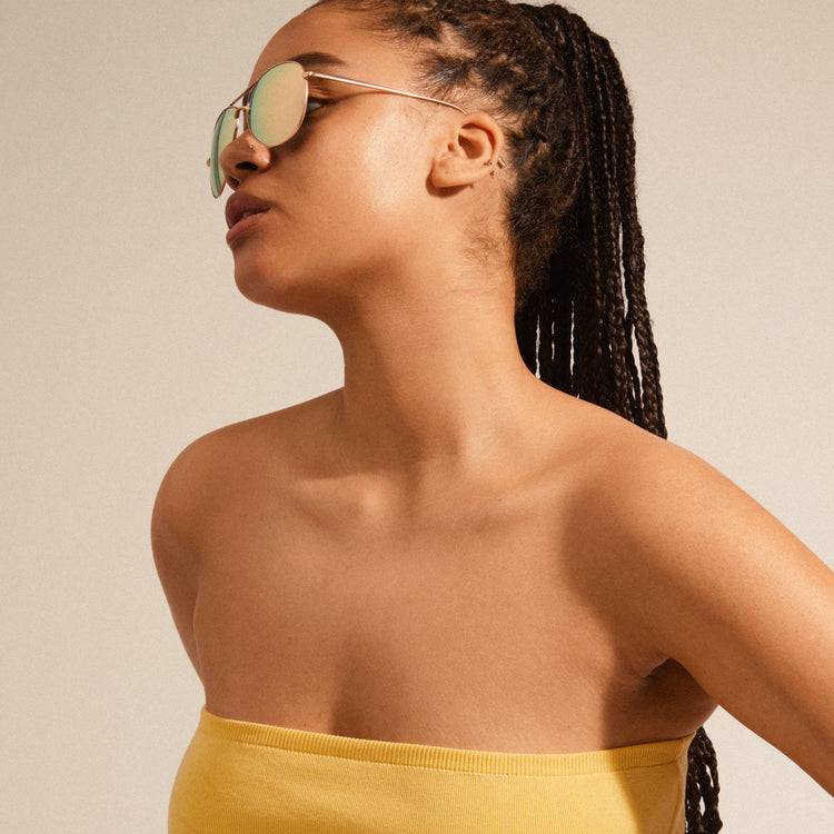Pilgrim NANI pilot Sonnenbrille Rosa/Gold Exklusive Angebote