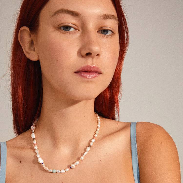 Pilgrim RAMONA freshwater pearl necklace silver-plated Nur für heute