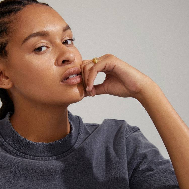 Pilgrim XENA recycelter Ring, vergoldet Bis zu 50% Rabatt