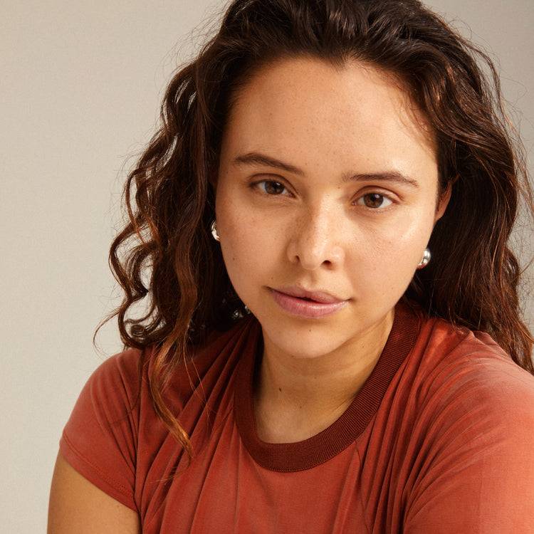 Pilgrim IOANNA recycelte chunky Creolen versilbert Großer Ausverkauf