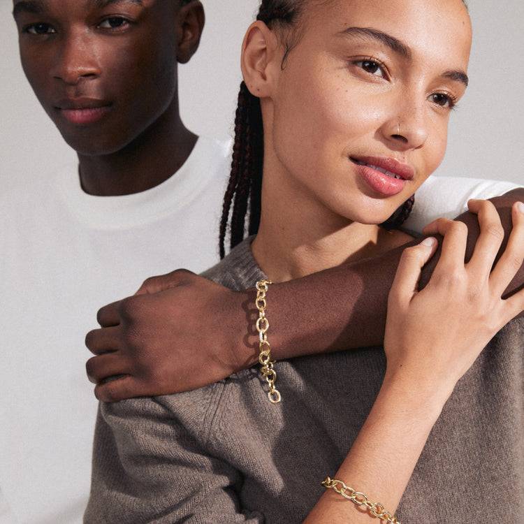 Pilgrim AMIRI recyceltes Armband vergoldet Letzte 2 Tage