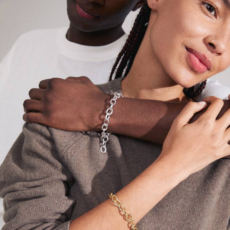 Pilgrim AMIRI recyceltes Armband versilbert Bis zu 50% Rabatt