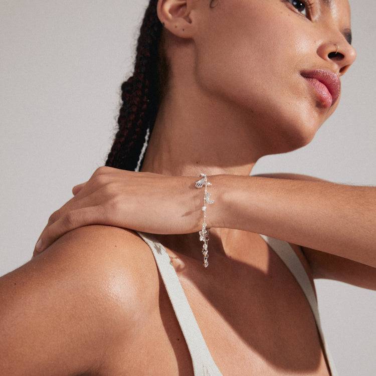 Pilgrim PRUCENCE recyceltes Armband versilbert Riesige Rabatte