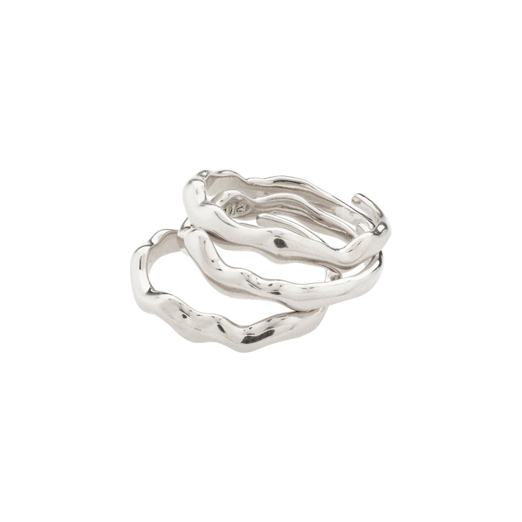 Pilgrim PENELOPE recycelter Ring versilbert Exklusivangebot