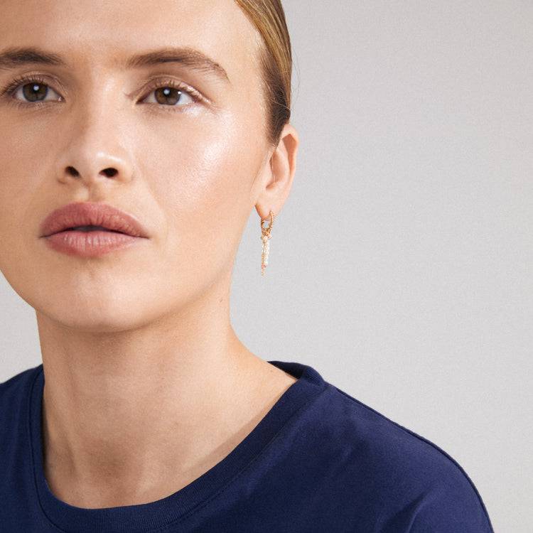 Pilgrim TEKLA recycelter einzelner Ohrring vergoldet Discount Store für neue Produkte