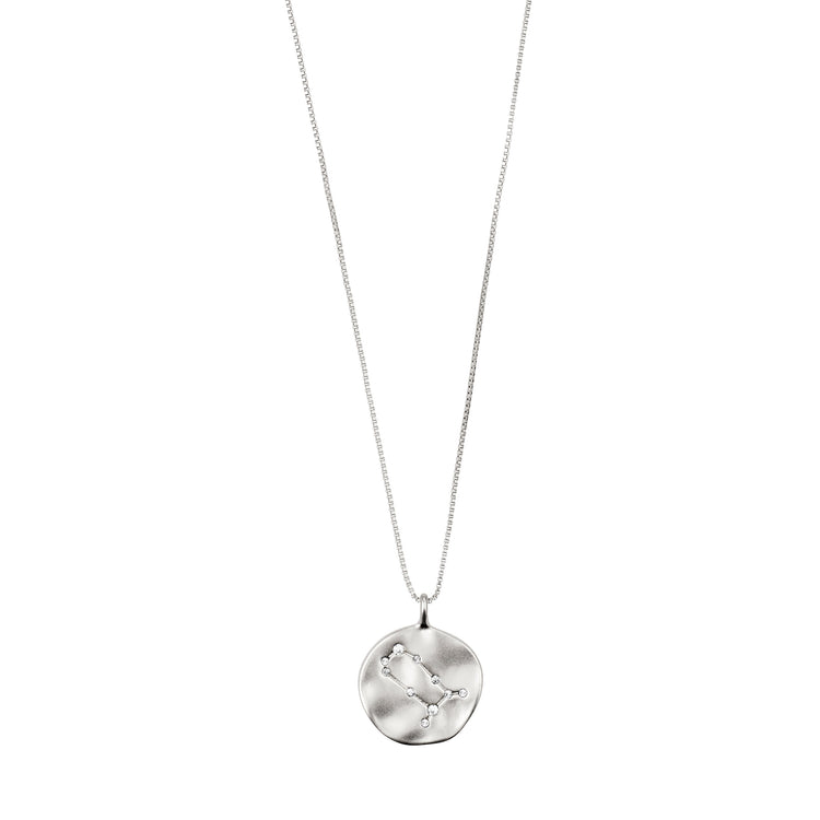 Pilgrim ZWILLING recycelte Sternzeichen-Halskette, versilbert Online Shopping