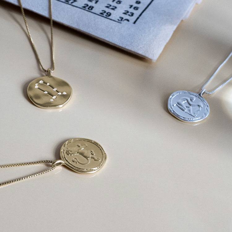Pilgrim LÖWE recycelte Sternzeichen-Halskette, vergoldet Exklusivangebot