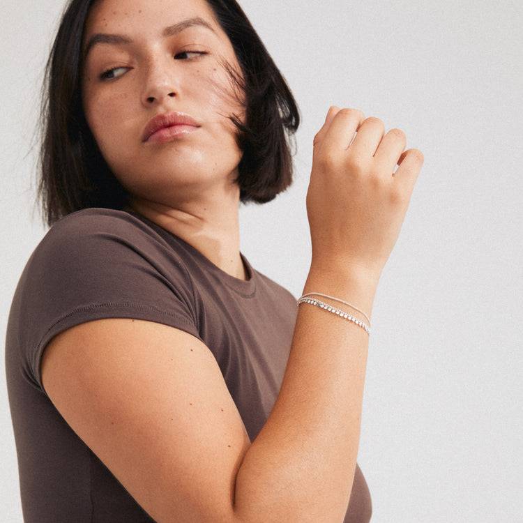 Pilgrim BLOOM recyceltes Armband versilbert Top Angebot
