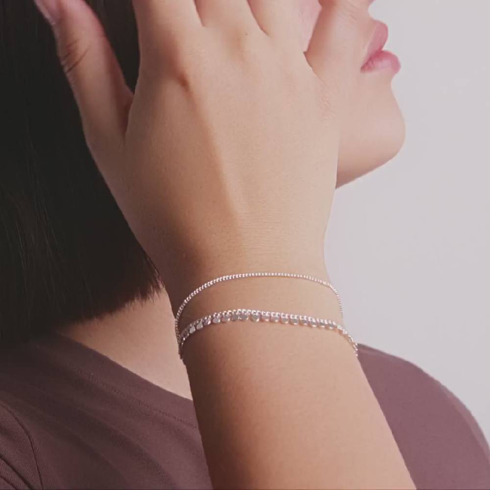 Pilgrim BLOOM recyceltes Armband versilbert Top Angebot