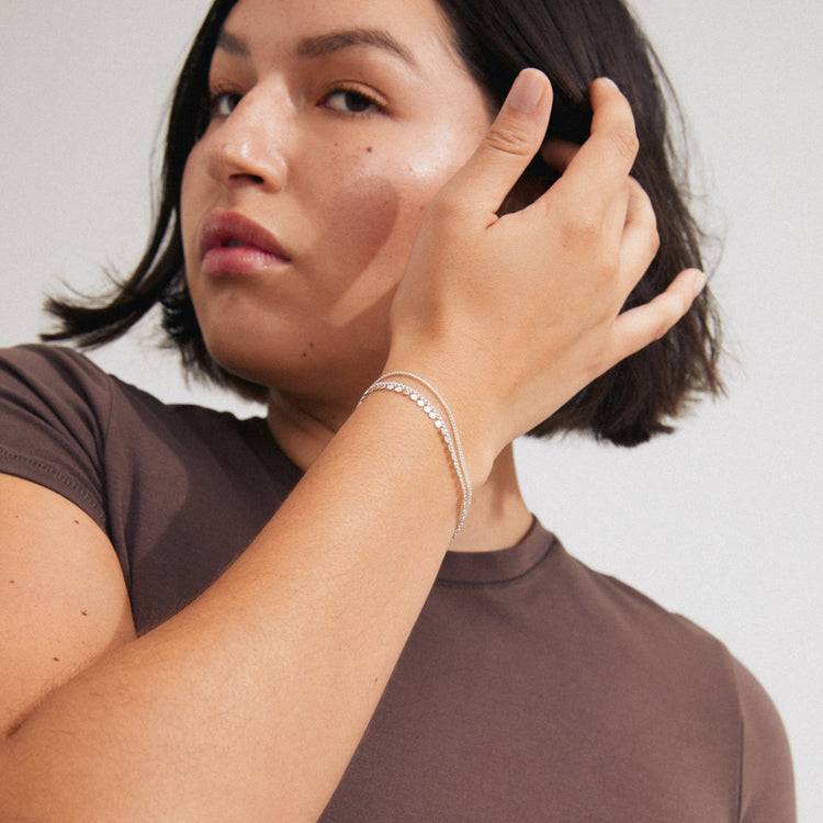 Pilgrim BLOOM recyceltes Armband versilbert Top Angebot