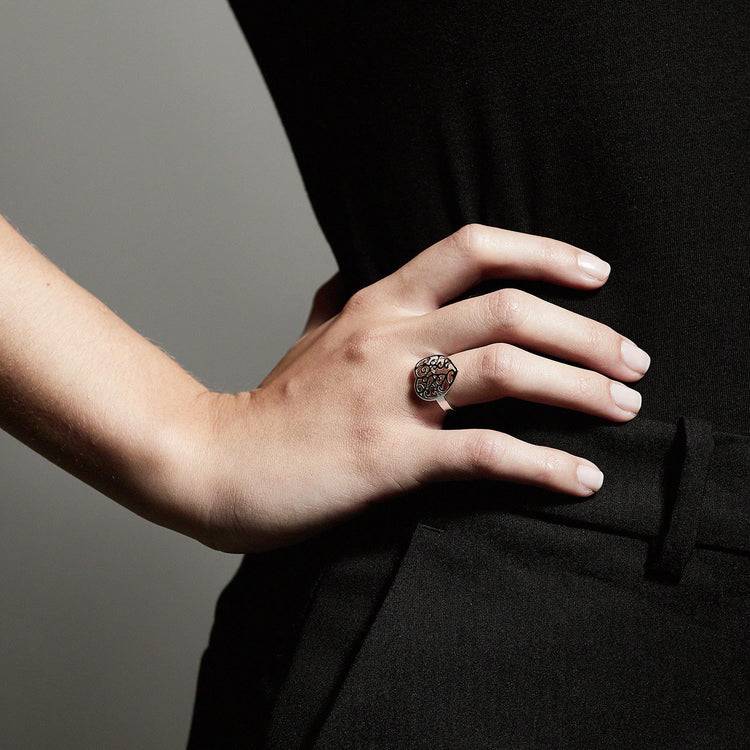 Pilgrim Ring : Felice : Versilbert Letzte 3 Tage