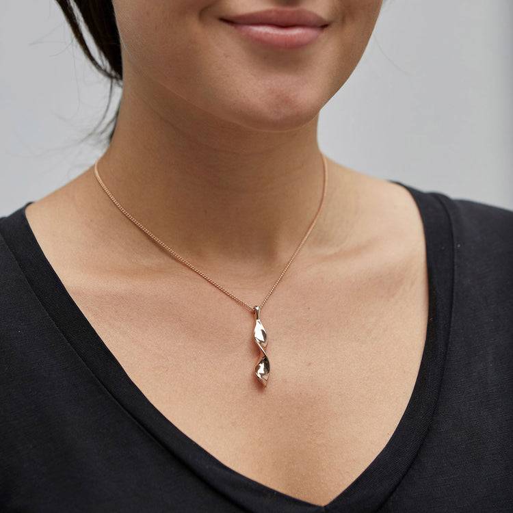 Pilgrim Halskette : Elaine : Rosévergoldet Neueste Stile