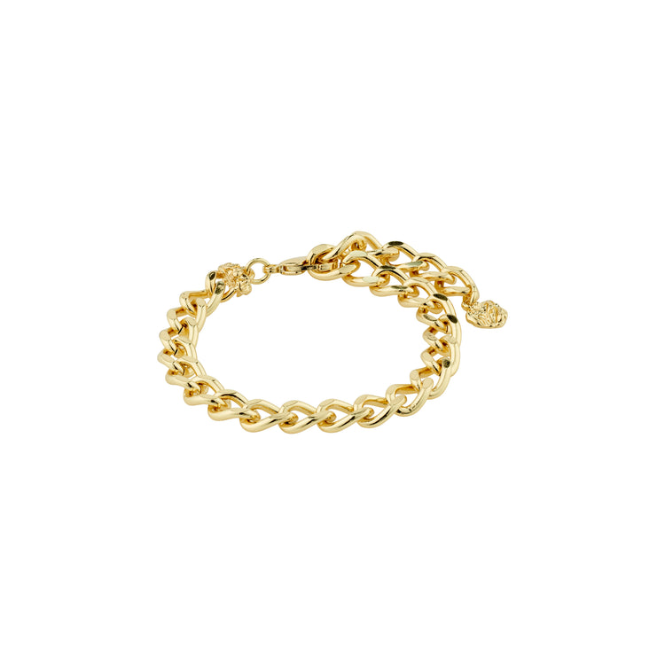 Pilgrim CHARM recyceltes Panzerkettenarmband vergoldet Online