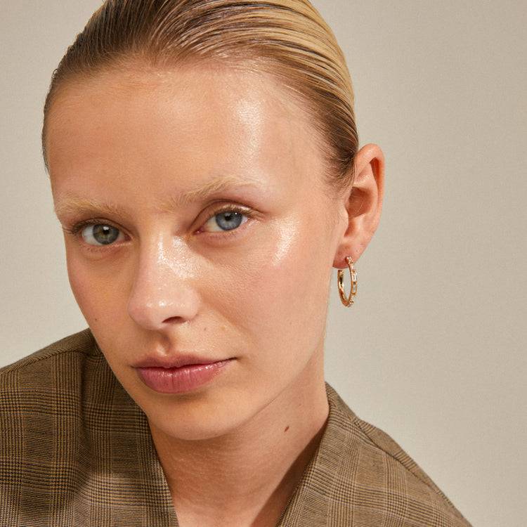 Pilgrim RUE recycelte Hoops vergoldet im Angebot