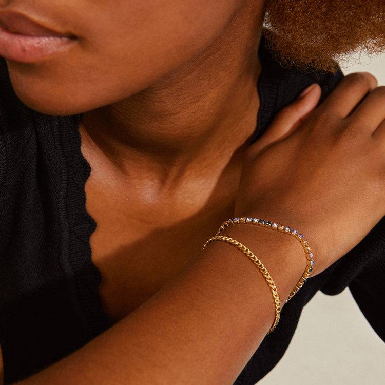 Pilgrim REIGN Armband, 2-in-1-Set, vergoldet Cyber Monday