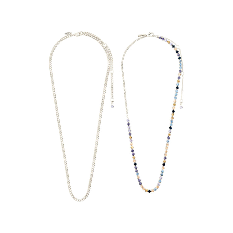 Pilgrim REIGN Halsketten, 2-in-1-Set, versilbert Osterangebot