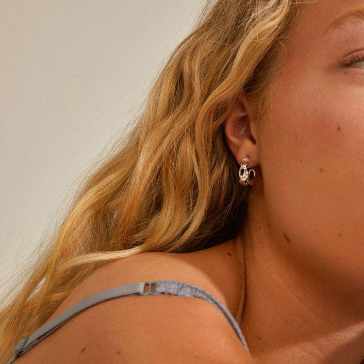 Pilgrim RANI recycelte Ohrringe versilbert Neuheiten