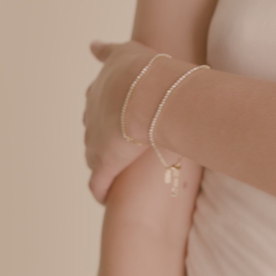 Pilgrim ROWAN Kristallarmband, 2-in-1, vergoldet Begrenzte Freigabe