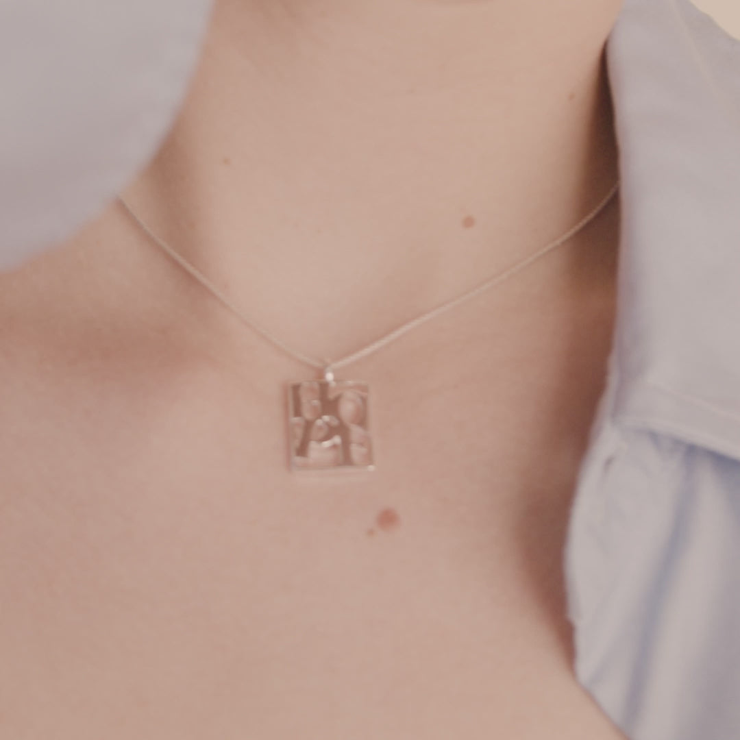 Pilgrim LOVE TAG, recycelte HOPE Halskette versilbert Bis zu 55% Rabatt
