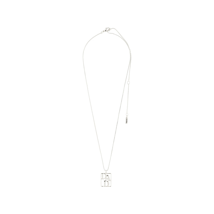 Pilgrim LOVE TAG, recycelte DAD Halskette versilbert Discount Store für neue Produkte