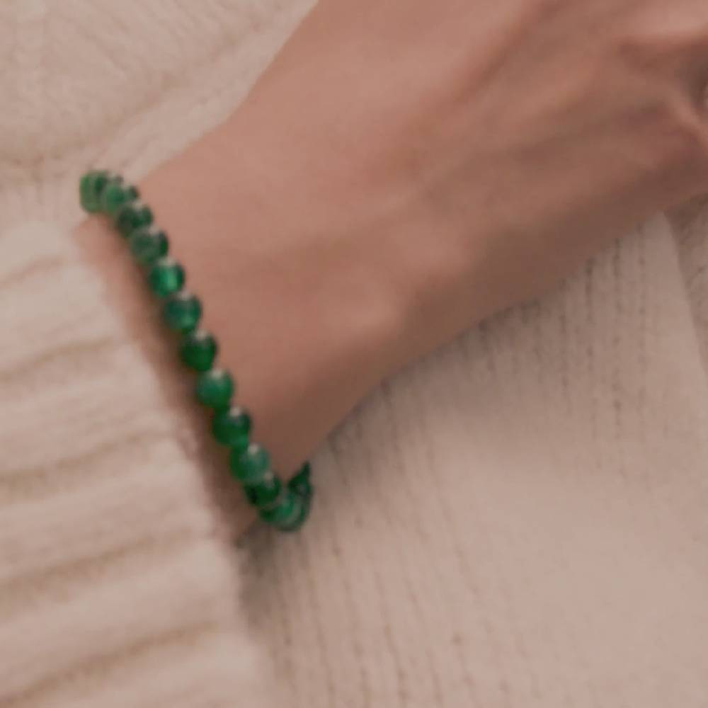 Pilgrim HEILSTEINE Armband mit grünem Achat Begrenzt auf 3 Tage