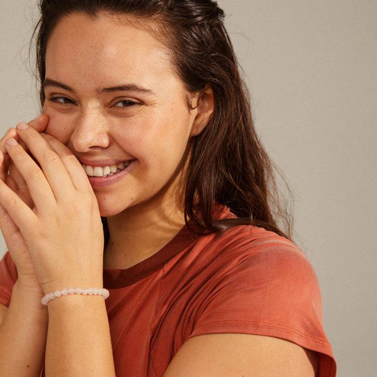 Pilgrim HEILSTEINE Armband mit Rosenquarz Speichern exportieren