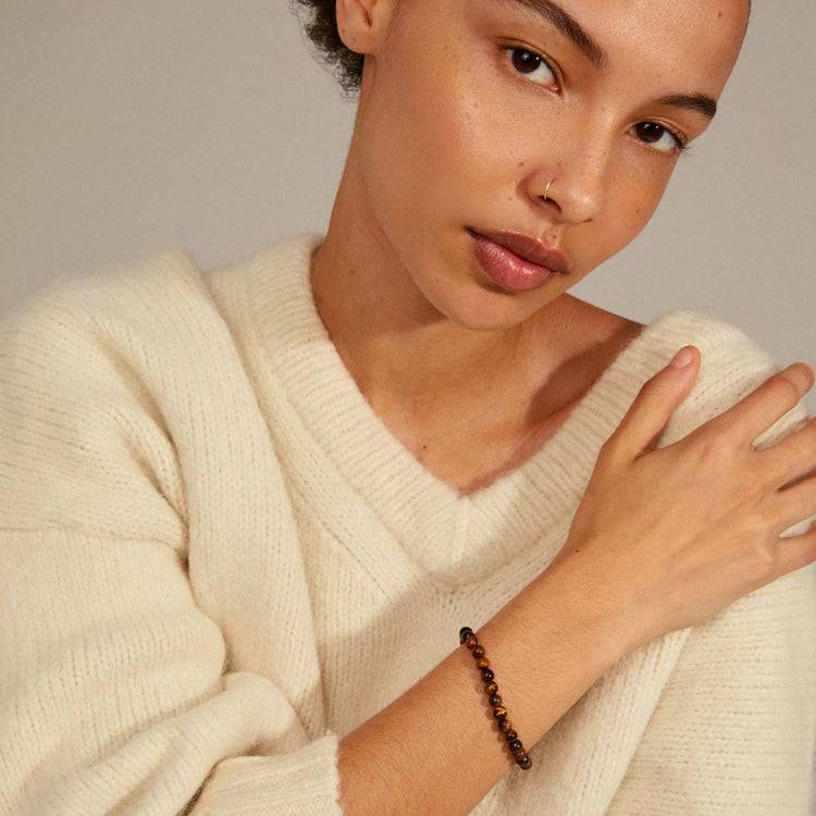 Pilgrim HEILSTEINE Armband mit Tigerauge Black Friday Preise
