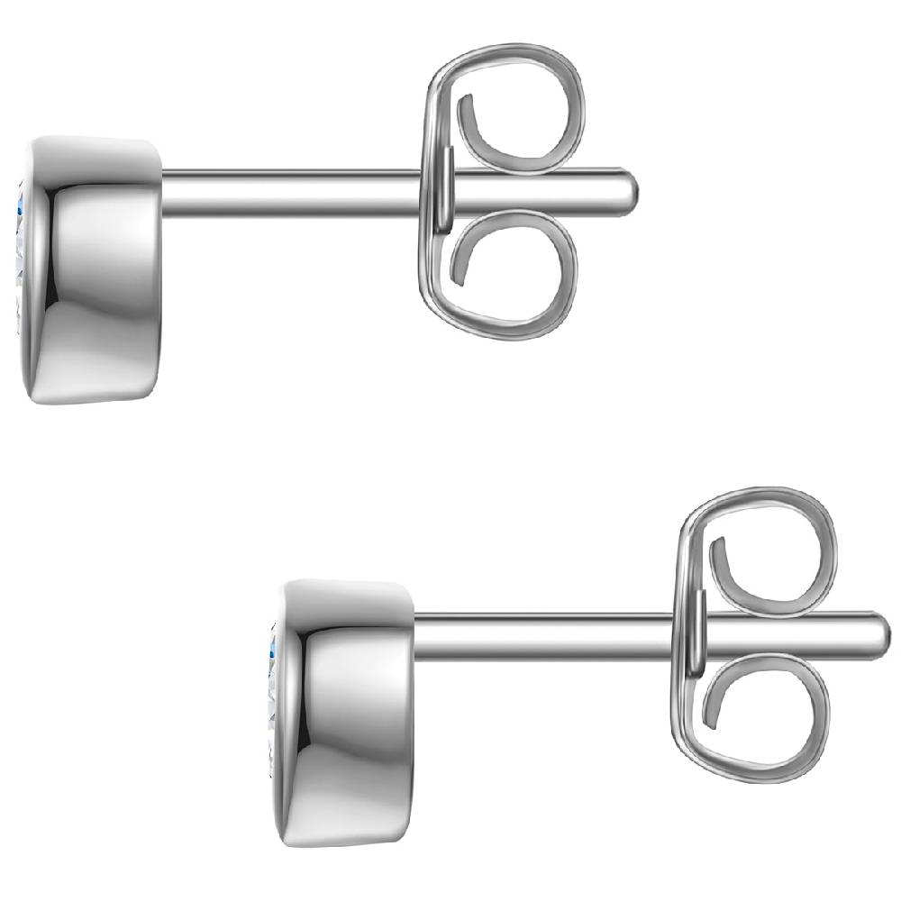 Rafaela Donata Ohrstecker Sterling Silber Zirkonia weiß Discount Store für neue Produkte