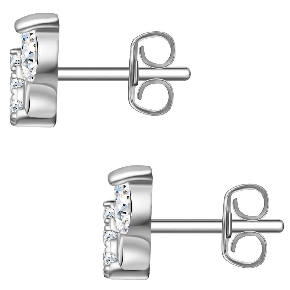 Rafaela Donata Ohrstecker Sterling Silber Zirkonia weiß 50% Rabatt mit kostenlosem Versand