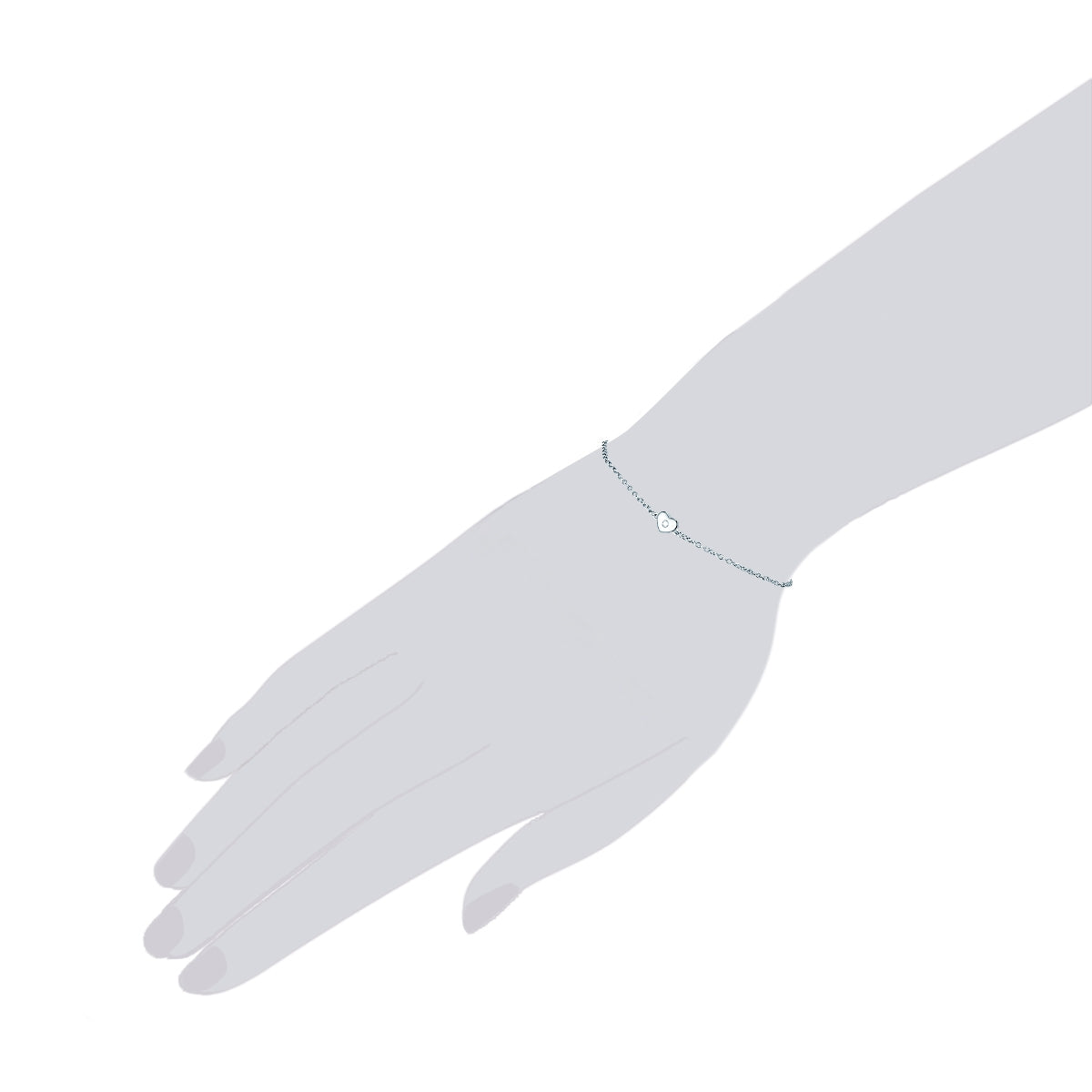 Rafaela Donata Armband Sterling Silber Zirkonia weiß Auslauf