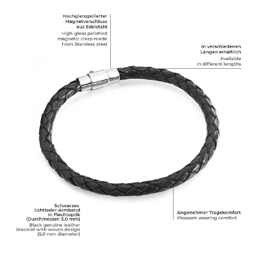 Rafaela Donata Armband schwarz Meist gekauft