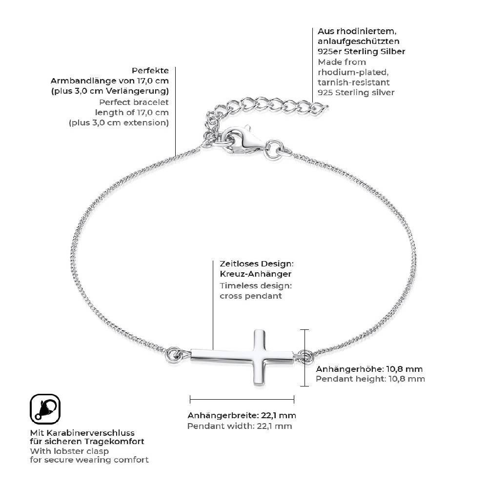 Rafaela Donata Armband Sterling Silber Blitzverkäufe