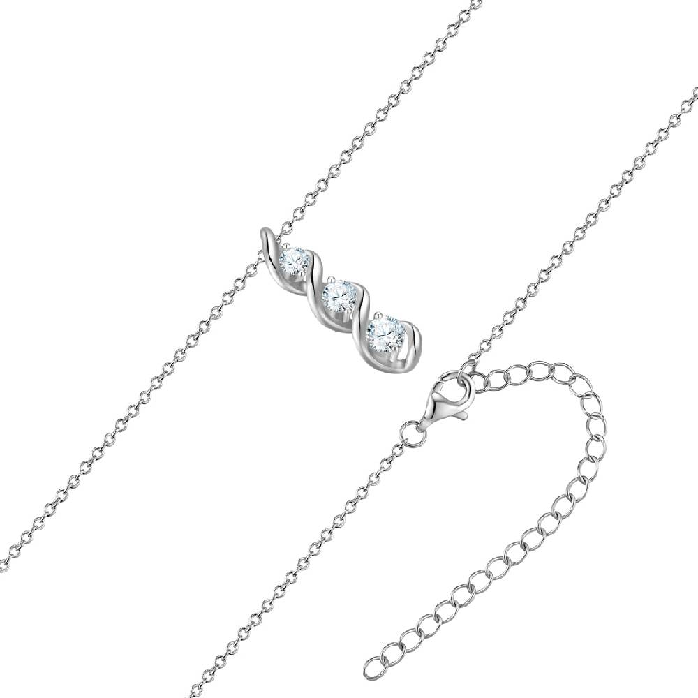 Rafaela Donata Kette mit Anhänger Sterling Silber Zirkonia weiß Jubiläumsangebot