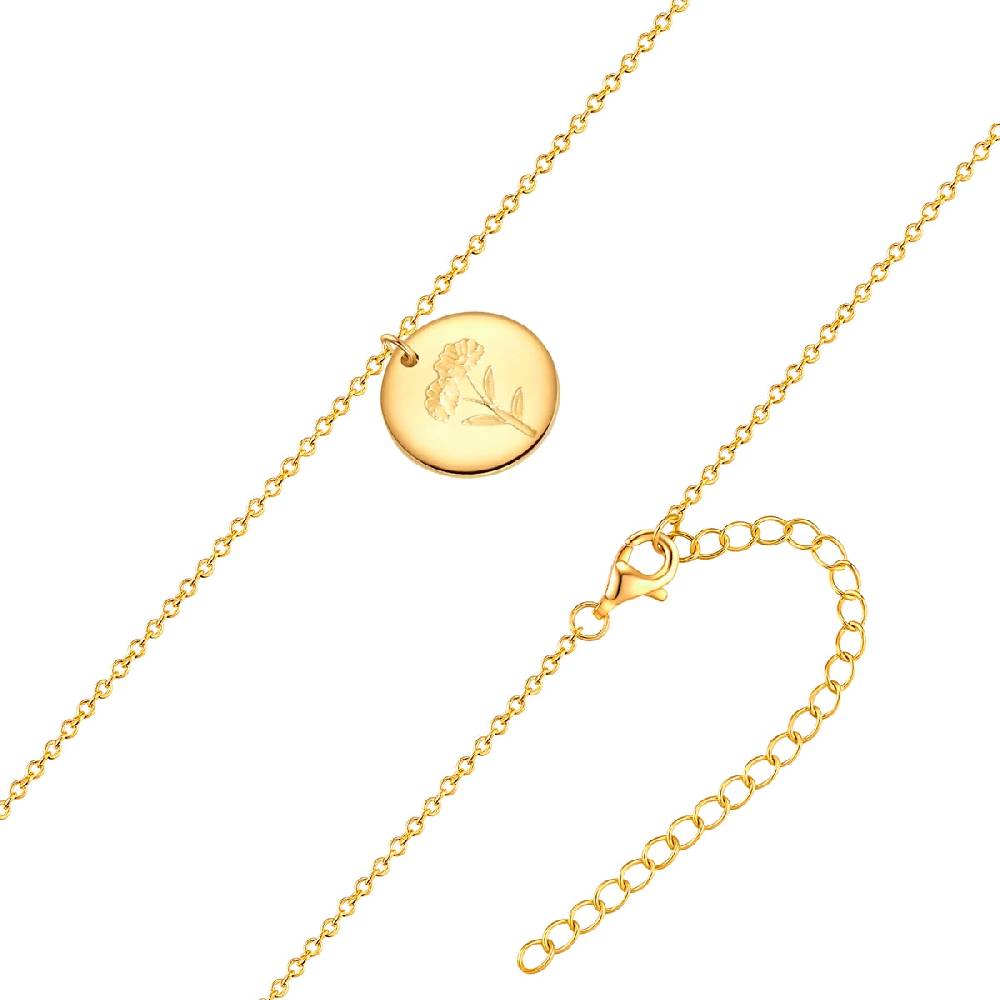 Rafaela Donata Kette mit Anhänger Sterling Silber gelbgold Lagerräumung