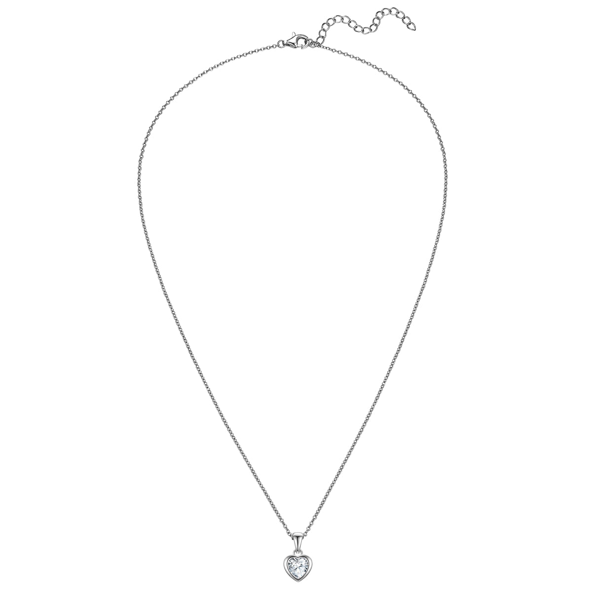 Rafaela Donata Kette mit Anhänger Sterling Silber Zirkonia weiß Kauf eins, bekomm eins gratis