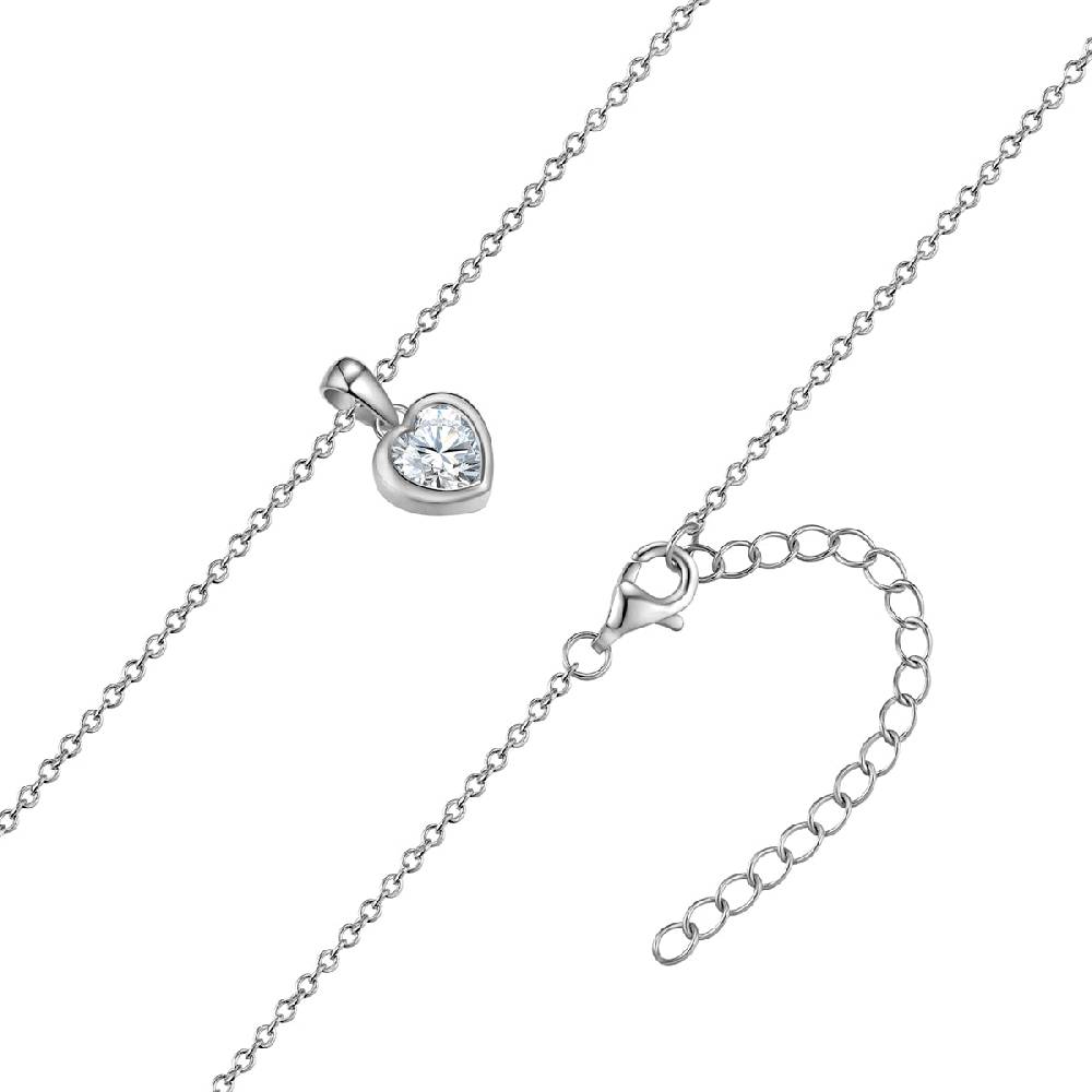 Rafaela Donata Kette mit Anhänger Sterling Silber Zirkonia weiß Kauf eins, bekomm eins gratis