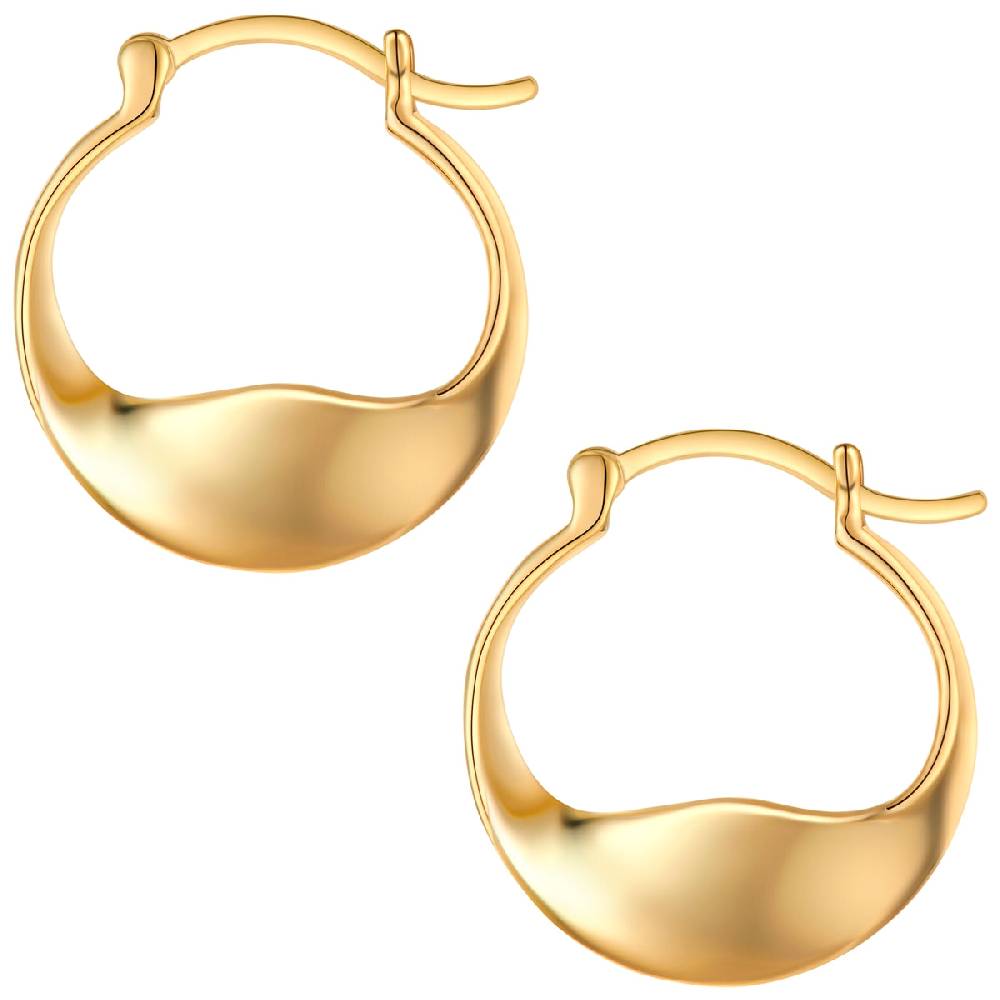 Rafaela Donata Creolen Sterling Silber gelbgold Super Sparpreis