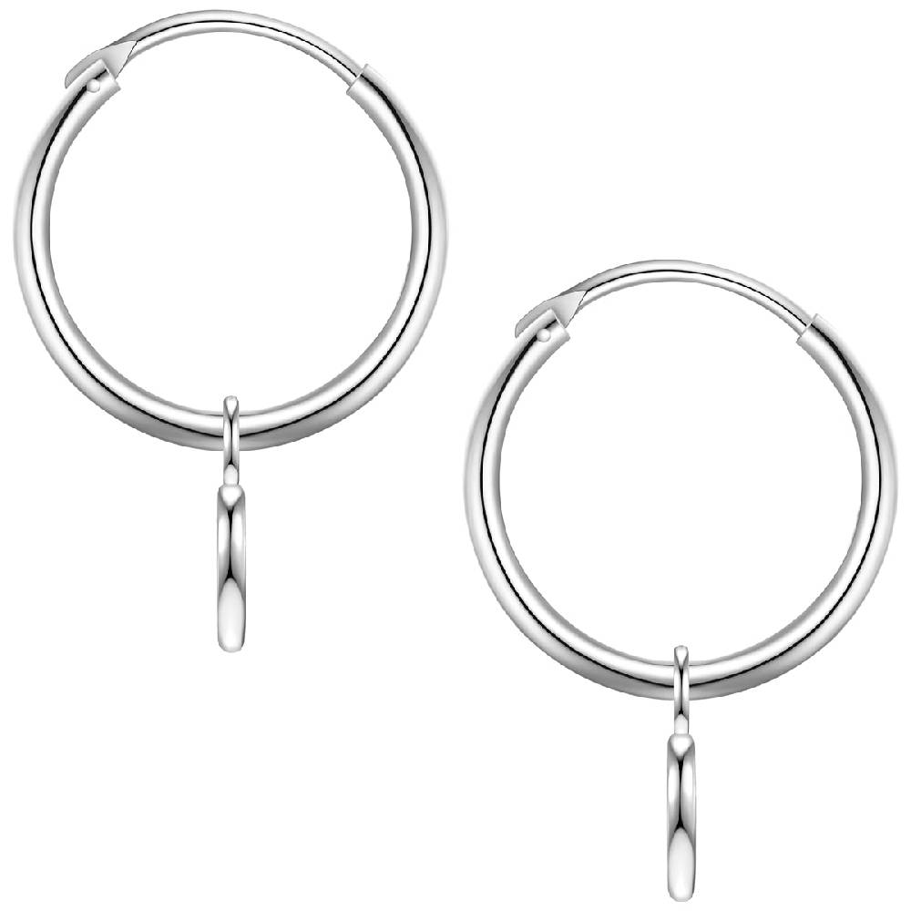 Rafaela Donata Creolen Sterling Silber Zirkonia weiß Discount Store für neue Produkte