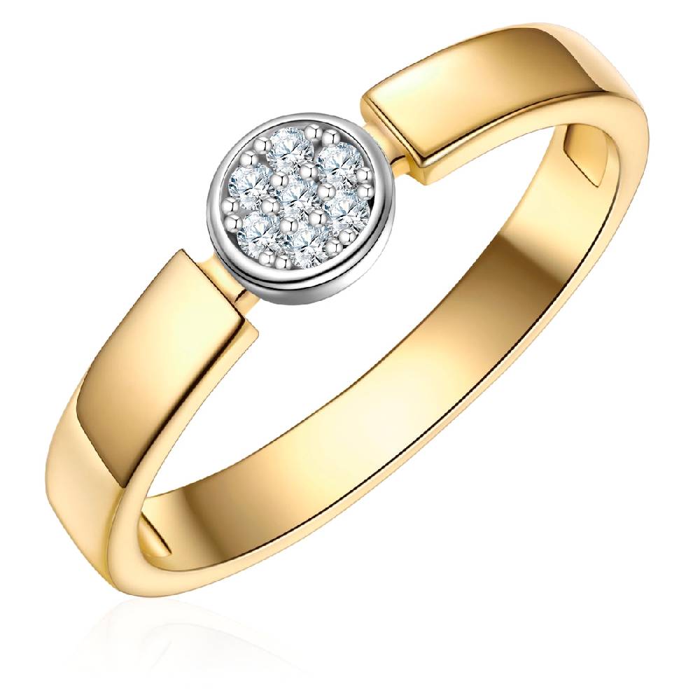 Rafaela Donata Ring Sterling Silber bicolor Zirkonia weiß Black Friday Preise